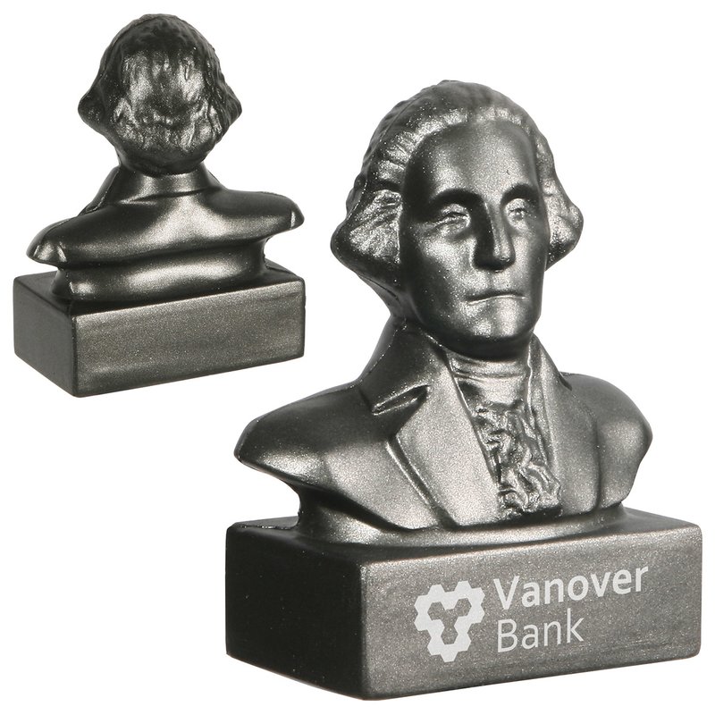 Main Product Image for Imprinted Stress Reliever George Washington Bust