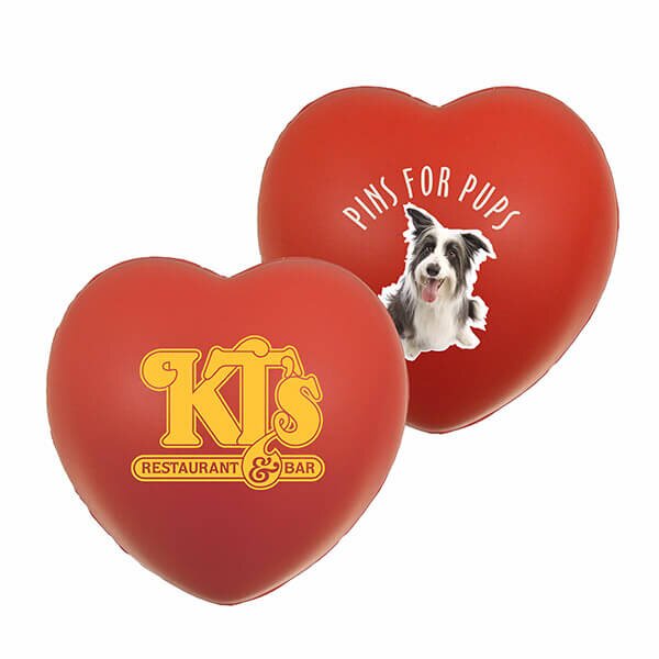 Main Product Image for Custom Printed Stress Reliever Heart