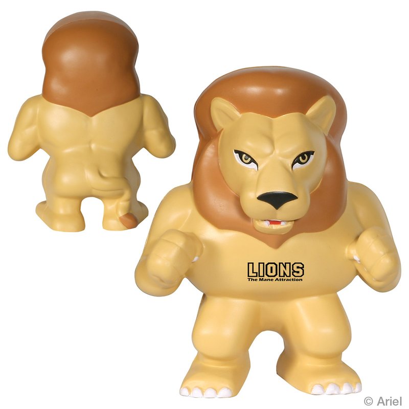 Main Product Image for Imprinted Stress Reliever Lion Mascot
