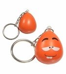 Stress Reliever Mood Maniac Keychain - Wacky - Orange