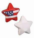 Stress Reliever Patriotic Star - Red/White/Blue