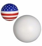 Stress Reliever Patriotic Stress Ball - Red/White/Blue