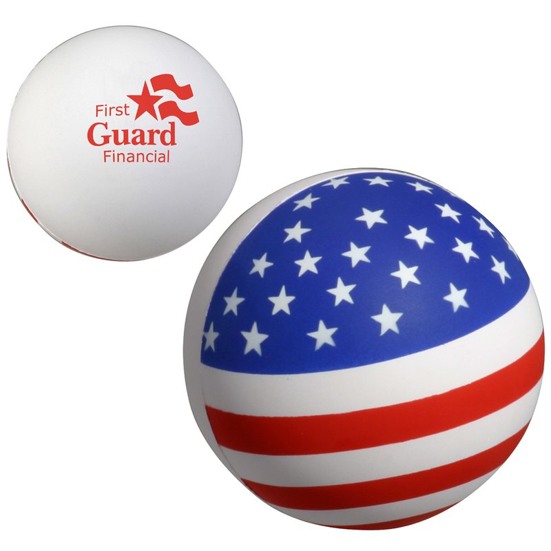 Main Product Image for Imprinted Stress Reliever Stress Ball - Patriotic