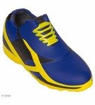 Stress Reliever Running Shoe - Blue/Yellow/Black