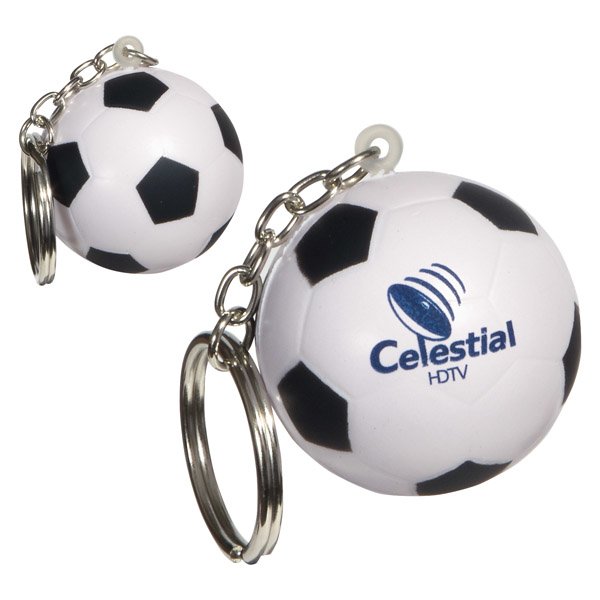 Main Product Image for Stress Reliever Key Chain Soccer Ball