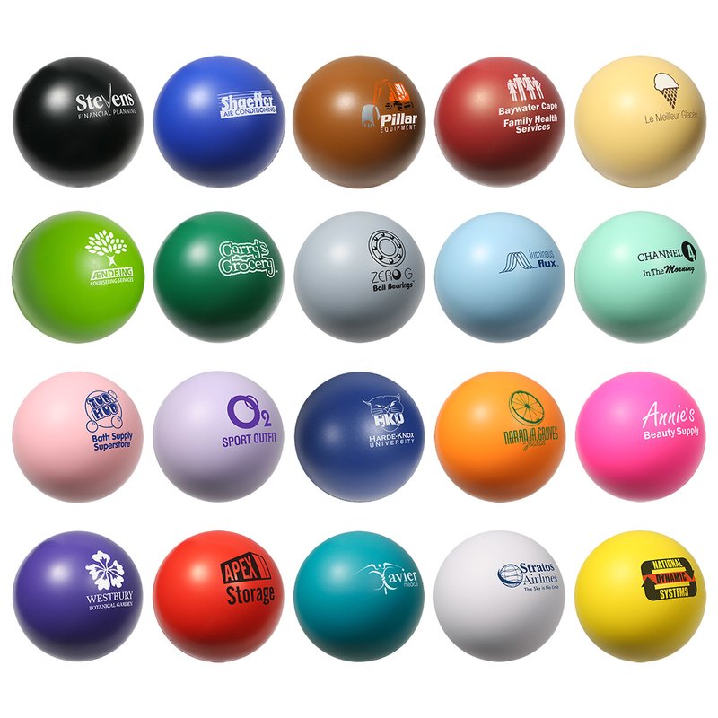 Main Product Image for Imprinted Stress Reliever Ball - Various Colors