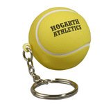 Stress Reliever Tennis Ball Key Chain -  