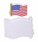 Stress Reliever US Flag - Red/White/Blue