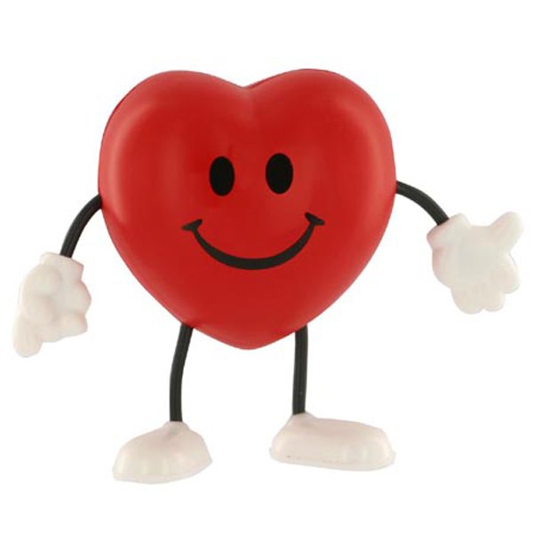 Main Product Image for Imprinted Stress Reliever Valentine Heart Figure