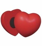 Stress Reliever Valentine Heart Magnet - Red