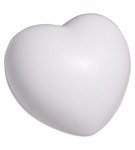 Stress Reliever Valentine Heart - White