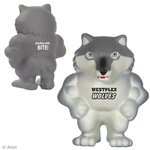 Stress Reliever Wolf Mascot -  