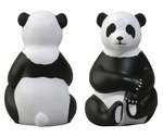 Stress Sitting Panda - Black/White