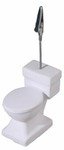 Stress Toilet Memo Holder - White