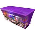 Buy Trade Show Table Cover All Over Dye Sub Stretch Fit 3-Sided