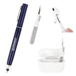 Stylus Pen W Earbud Cleaning Kit - Blue