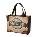 Sublimated Non-Woven Shopping Tote -Two-Sided Imprint -  