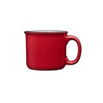 Sumatra 14 oz. Ceramic Campfire Mug - Red