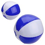 Sunburst 16" Inflatable Beach Ball - Medium Blue/white