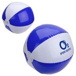 Sunburst 16- Inflatable Beach Ball - Medium Blue/white