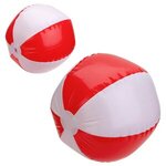 Sunburst 16" Inflatable Beach Ball - Red/White