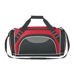 Super Weekender Duffel Bag - Black with Red