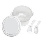 Sure Stay Baby Feeding Set - White