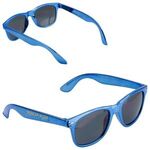 Surfside Metallic Sunglasses - Metallic Blue