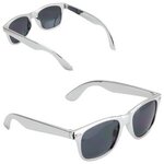 Surfside Metallic Sunglasses - Metallic Silver