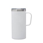 Sutcliff 20 oz. Double Wall, Stainless Steel Camping Mug - White