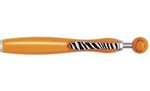 Swanky (TM) Tie Clip Pen - Orange-zebra