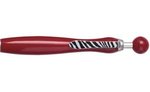 Swanky (TM) Tie Clip Pen - Red-zebra