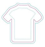 T-Shirt Shape Full Color Magnet - Multi Color