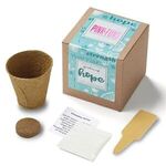 Teal Garden of Hope Seed Planter Kit in Kraft Box - Brown