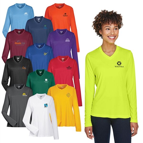 Main Product Image for Team 365(R) Ladies Zone Performance Long-Sleeve T-Shirt