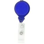 Tear Drop Retractable Badge Holder - Translucent Blue