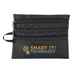 Tech Accessory Travel Bag - Black