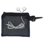 TechMesh Tunes Mobile Tech Earbud Kit in Mesh Zipper Pouch -  