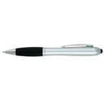TECHNO Stylus Pen (Spot Color Print) - Silver-black