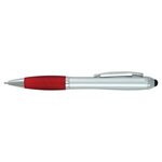 TECHNO Stylus Pen (Spot Color Print) - Silver-red