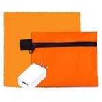 TechPouch Tech Home and Travel Kit W/ Microfiber Cleaning Cloth