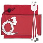 TechTime Mobile Charging Kit w/ Earbuds -  