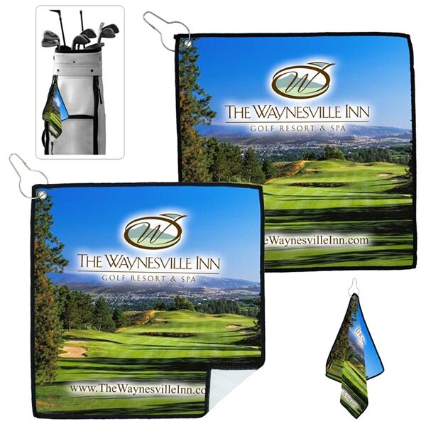 Main Product Image for Tee Off Photoimage (R) Full Color Process Suede Goft Towel