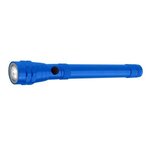 Telescopic Aluminum Flashlight With Magnet - Blue