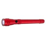 Telescopic Aluminum Flashlight With Magnet - Red