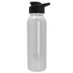 Terrain - 24 Oz Metalike Bottle, Drink Thru Lid - White