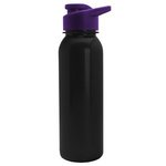 Terrain - 24 oz. Metalike Bottle, Drink Thru Lid - Black