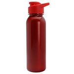 Terrain - 24 oz. Metalike Bottle, Drink Thru Lid - Red