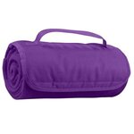 Thank You Roll-Up Blanket - Purple
