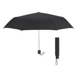 Thank You Umbrella - 42" Arc Budget Telescopic Umbrella - Black